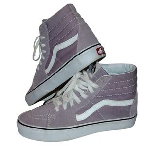 Vans Sneakers Sk8 Hi Lavender White Men Size 4.5/womens  size 6.